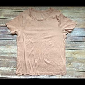 A new day ribbed T-shirt